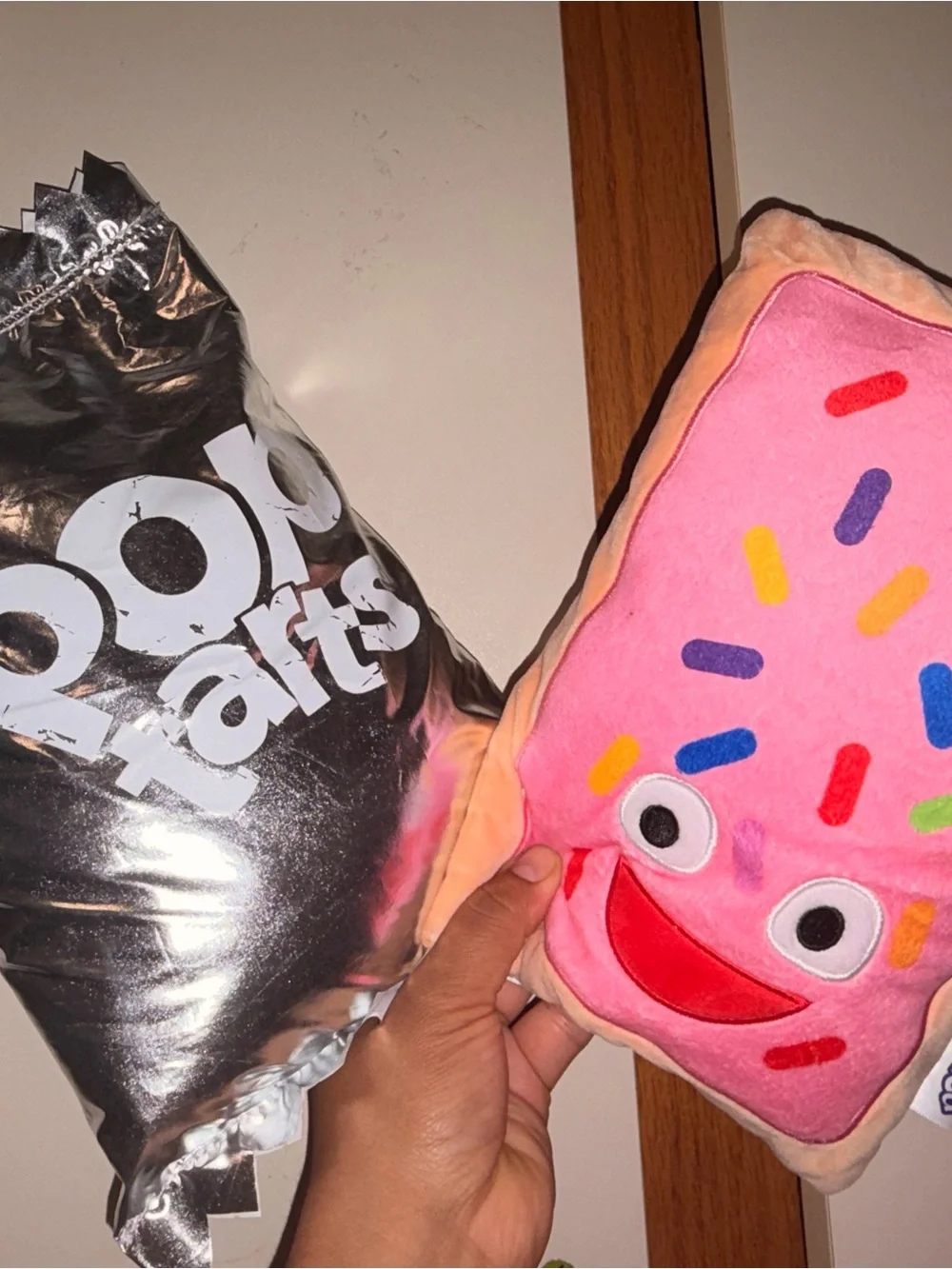 Pop-Tarts Frosted Strawberry Milkshake Plush Party Favor - Pink & Blue